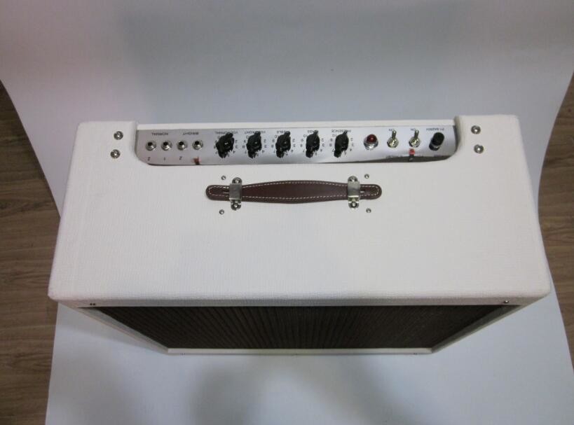 Custom Grand Twin Style Bassman AMP Model 5e8 Tweed Amplifier Combo 40W Volume Treble Bass Presence Controls