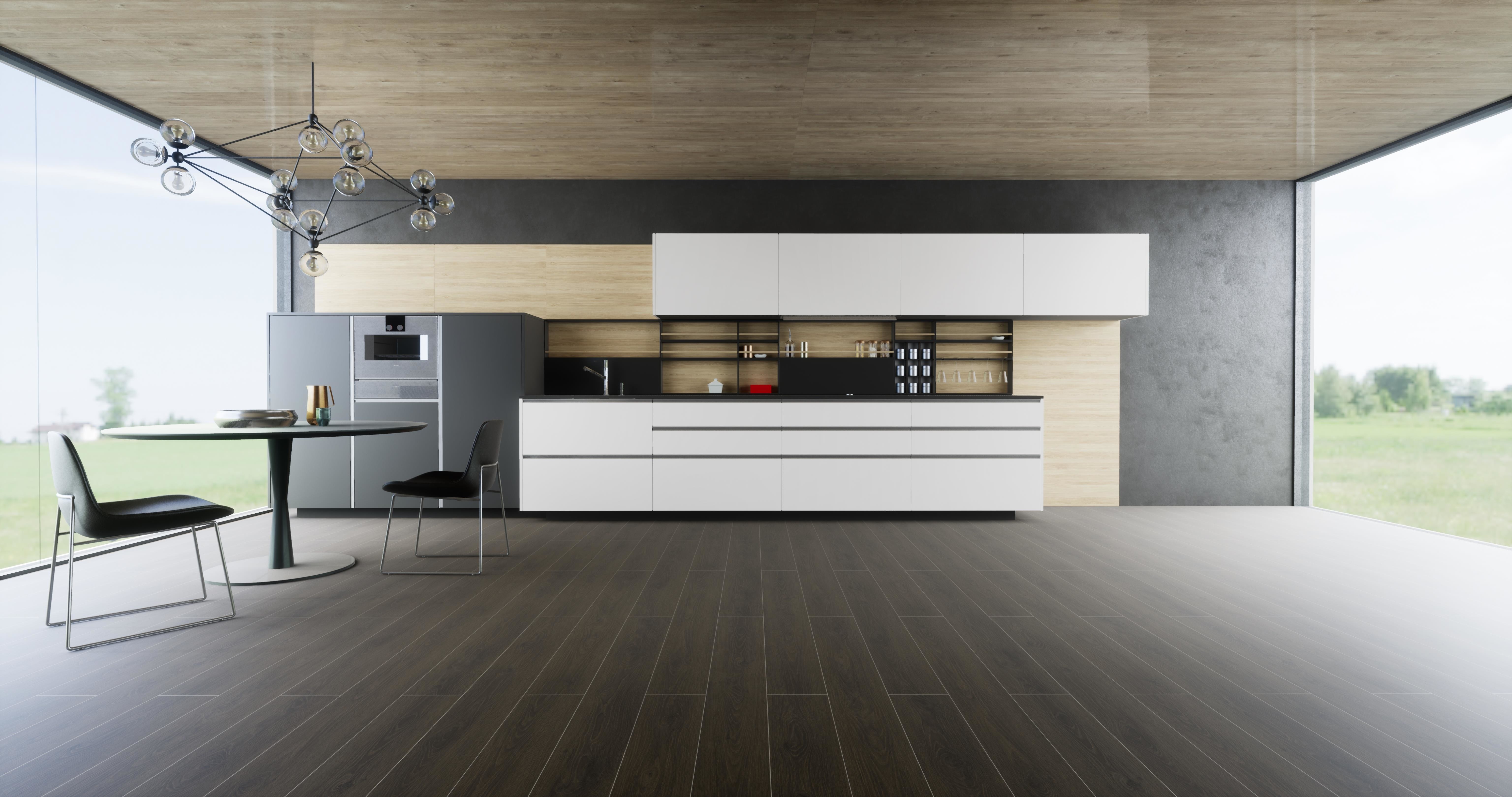 GKBM DG-W50010B-3 Anti Slip Wood Grain SPC Flooring Click Solo Yin Burlywood