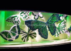 Quality Decorative Fabric Butterfly Made From Fake Flower Customized Design Display Decorations wholesale