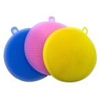 Best diameter 115mm Round Shape Red Purple Clean Silicone Kitchen Cup Mug Bowl