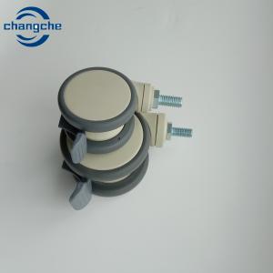 Quality Locking Rubber TPE Hospital Medical Caster Wheels Customized wholesale