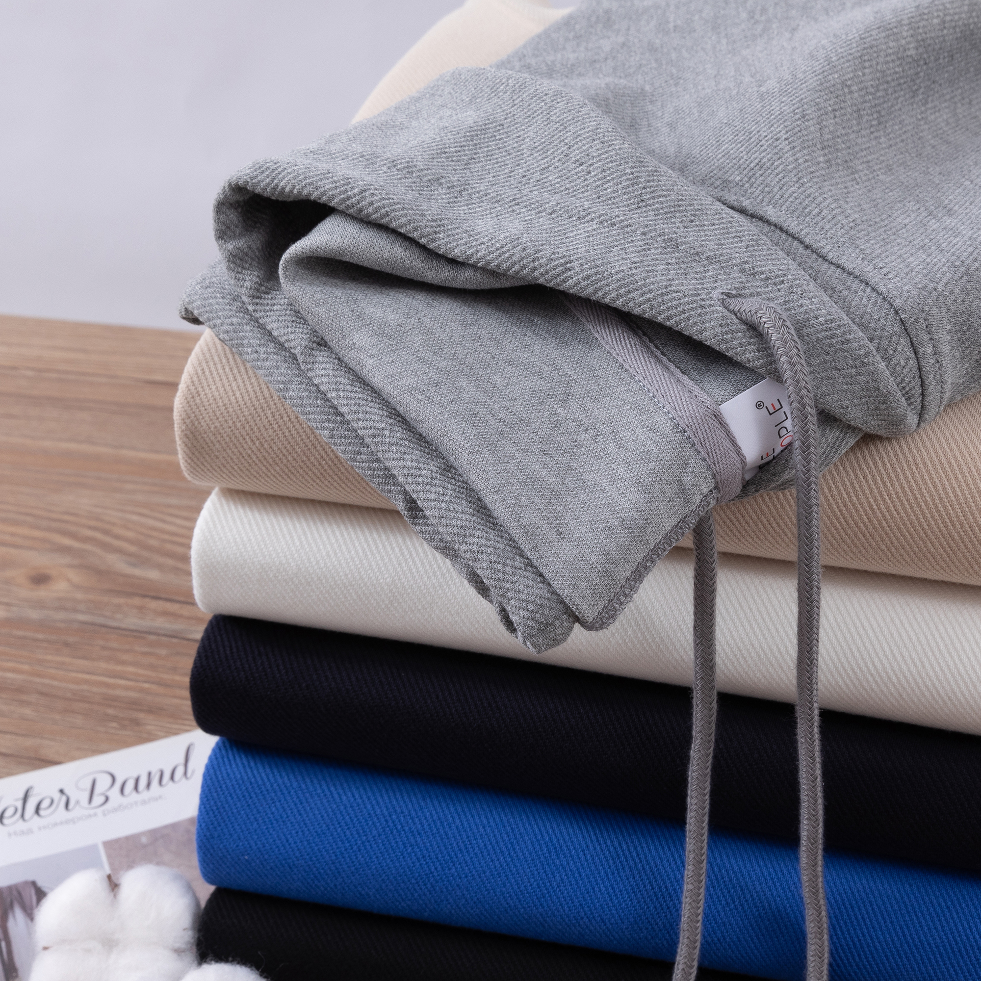 FODARLLOY Fashion Colors Grey Hoodie OEM Streetwear Essentials Oversize Unisex Pull Coat Men's Hoodies Pullover Red