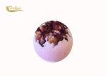 High Essence Oil Rose Petal Bath Bomb For Skin Whitening / Moisturizing