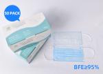 Personal Care Antibacterial Disposable Non Woven Face Mask Eco Riendly
