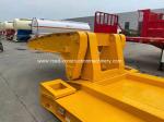 Gooseneck Detachable Lowbed Semi Trailer 10 Axle 5 Lines 150 Ton