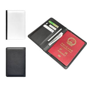 Quality DIY Waterproof Leather Sublimation Blanks Passport Holder For Personalized Sublimation Printing wholesale