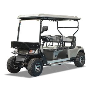 Quality 4 Seater Legal Street Electric Golf Cart with lithium battery and foldable back seat and large storage space wholesale
