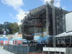 P6.25mm Outdoor LED Video Curtain Display High-Definition Building Facade