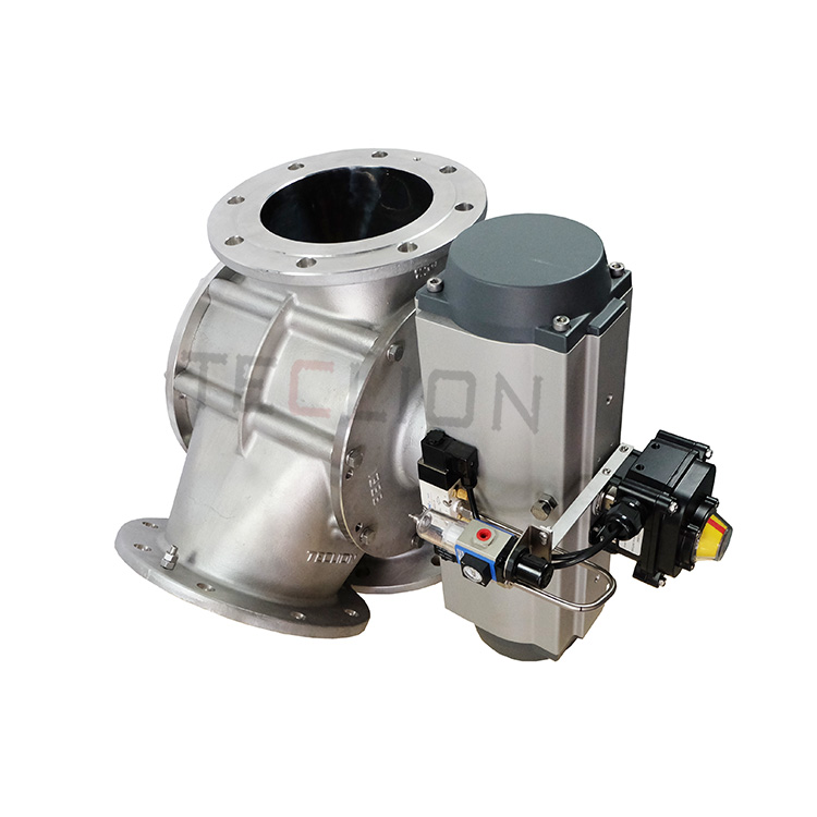 Electric Stainless Steel Diverter Valve For Pneumatic Conveying System