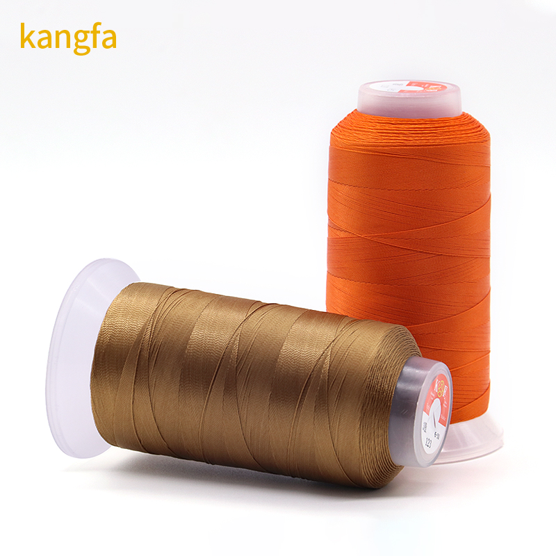 Kangfa 0.8mm 1mm Polyester Handmade Braid Waxed Thread High Tenacity for Leather Goods