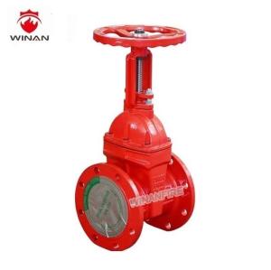 Quality F4 Flange Fire Fighting Valves 4 Inch 1.5 Inch Ductile Iron Gate wholesale