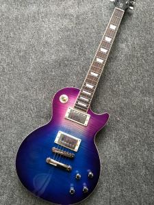 Quality Human Free shipping Tiger stripes standard model Electric Guitar LP guitar Multicolor wholesale