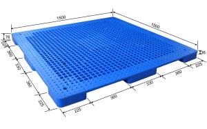 Quality 1500*1500 Euro 9 Feed HDPE Plastic Pallet Customize Size Thin For Goat Floor wholesale