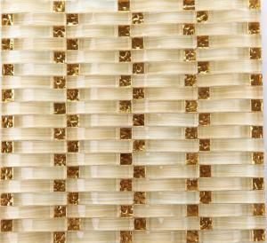 Quality Crystal Glass Mosaic Bathroom Backsplash Tile For Washroom Arches Type wholesale