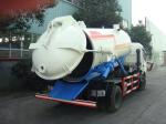 6 Wheel 5000 Liters Sewage Disposal Truck Vacuum Suction 5 Ton For Sewege