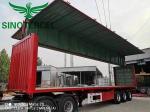 Red Wingspan Semi Trailer 40000 Kg Semi Transport Trailer