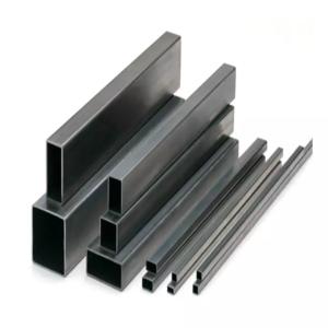 Quality 25x50 Low Carbon Steel Pipe Galvanized Structural ERW Rectangular Steel Tube wholesale