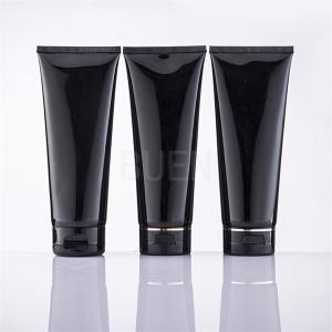 Quality Foundation Squeeze Plastic Cosmetic Tube Matte Black Mini 30ml wholesale