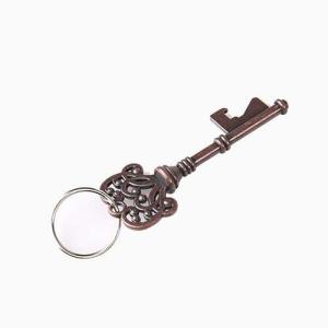 Quality Die casting antique key shape beer bottle opener, innovative wedding favor, cheap promotion gift, bronze / copper coatin wholesale