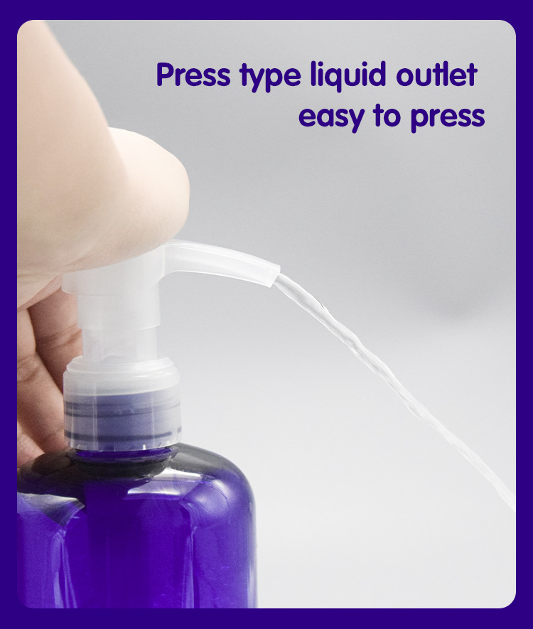 500ml PET Lotion Bottle With Mono All Plastic 28-410 4cc Dosage Dispenser