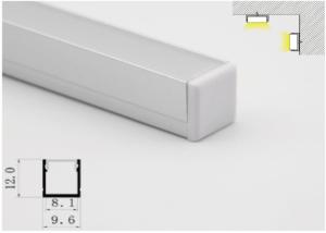 Quality UV Resistance LED Strip Aluminium Extrusion , Aluminum LED Profile Housing 9.6 X 12mm wholesale