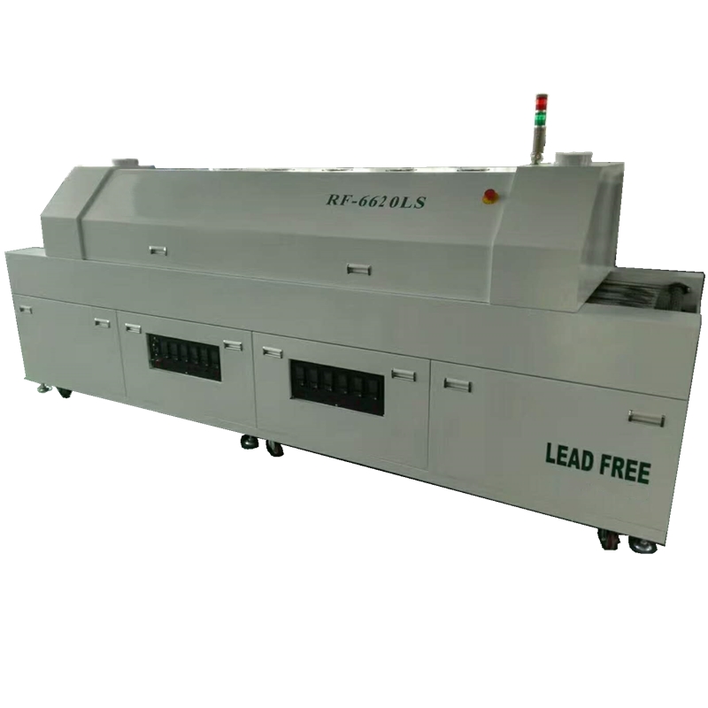 Large Size 8 Zone Solder Reflow Oven , Customized Lead Free Reflow Oven