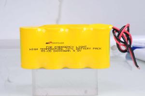 Quality Emergency Lighting Battery NiCad D4000mAh 4.8V 70 Degree CE wholesale