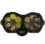 12V 24V 18Led Spot White 3030 Motorcycle Auxiliary Lights