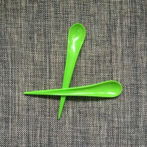 Quality Water Drop Style Spoon Fork Knife Disposable Plastic Spoon Good Hardness wholesale
