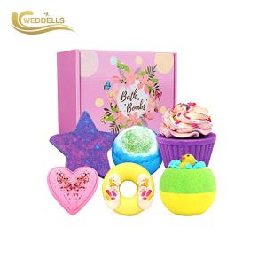 Quality Handmade Holiday Bath Bomb Gift Sets Cherry Scent wholesale