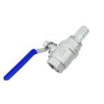304/316 Stainless Steel 2PC Female Thread Ball Valve with Pagoda Pipe End