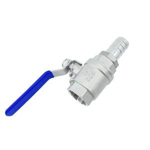 Quality 304/316 Stainless Steel 2PC Female Thread Ball Valve with Pagoda Pipe End Competitive wholesale