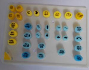 Quality Colorful Coating Flexible Rubber Keyboard Button wholesale