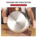 Direct Selling 201 Stainless Steel Soup Pot Cookware Set Big Steamer Cooking Pot