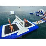 0.9mm PVC tarpaulin Inflatable Water Park Games Inflatable Trampoline Volleyball
