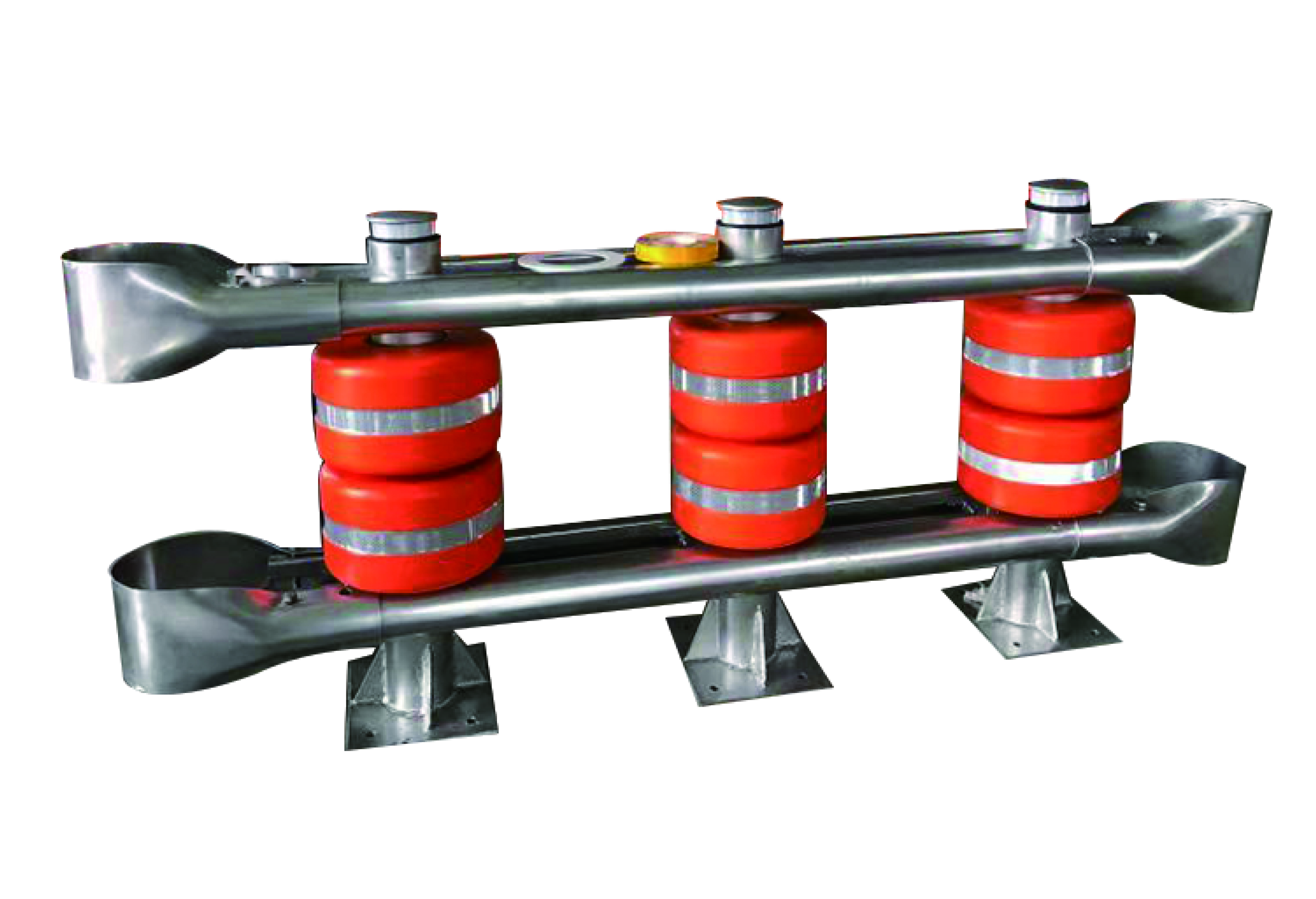 Highway Roller Guardrail Galvanized Powder Coated Crowd Control Barrier Fence Made