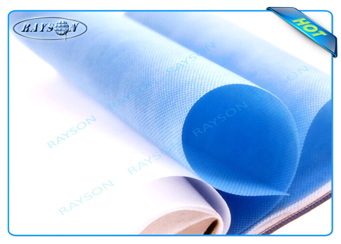 Water Proof Oval Pattern White Color SMS Non Woven Fabric For Sanitary Napkin Leg Cuff