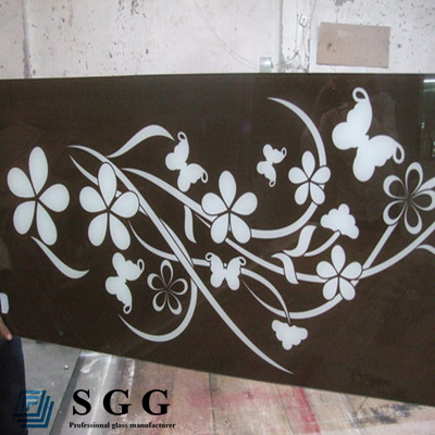 Silk screen glass factory