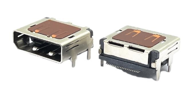 OEM Tin 80u" DP Socket Connector USB Jack SMT DIP Solder With PI Tape