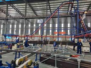 Quality Powder Supply Center With Spray Tunnel Pretreatment For Vertical Powder Coating Line wholesale