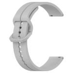 Silicone 22mm 20mm Watch Band Strap Flat Head Groove Quick Release