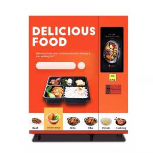 Quality Freezing Food Vending Machine Frozen Food Vending Machine Microwave Heating wholesale