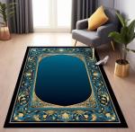 Rectangle Arabic Printed Worship Mat National Style Prayer Floor Carpet Rug 80
