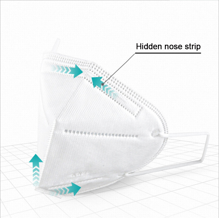 Breathable Disposable Dust Mask , FFP2 N95 Disposable Respirator Anti Fog