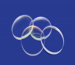 Calcium Fluoride Fused Silica Glass , Φ375mm Fused Quartz Glass Low Refractive