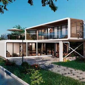 Quality Double Floor 20ft Apple Cabin Luxe Interior Portable Prefab Living House wholesale