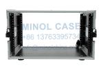 Aluminum Space 6U ATA Effects Rack Flight Tour Case 19 Wide 14 Deep