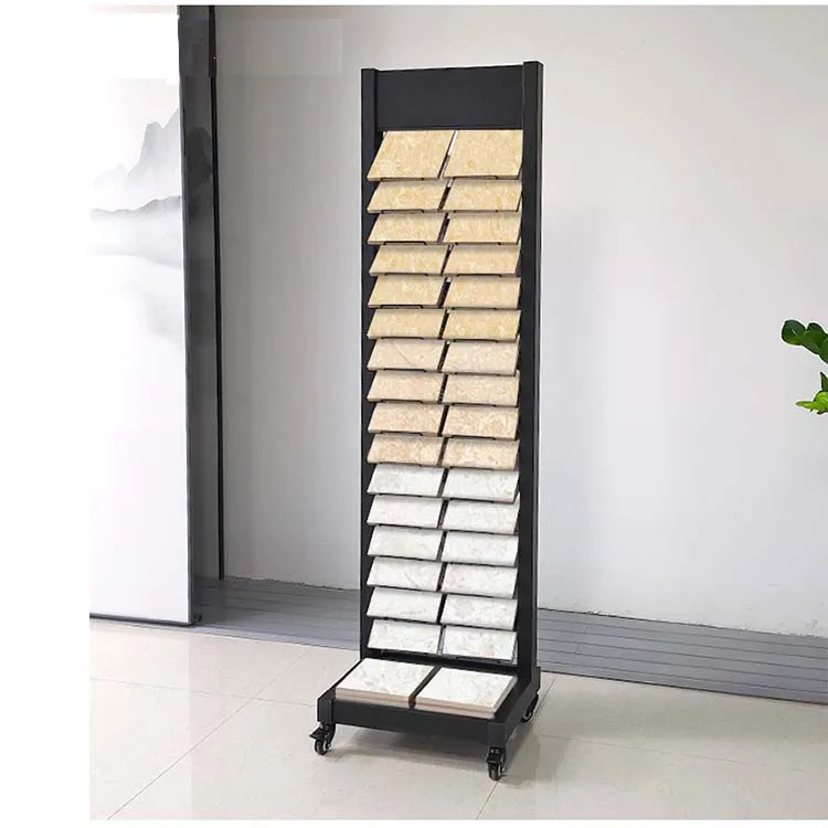 Xingye Factory Custom Size Color metal marble display shelf rack granite marble shelf