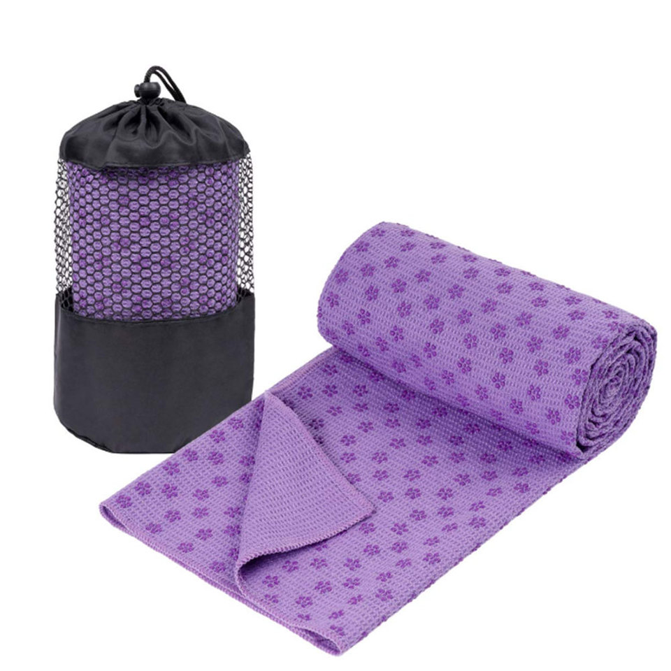 Anti Slip Portable Microfiber Yoga Towel 61*183cm