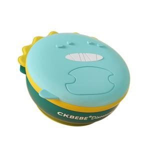 Quality Leakproof Microwave Suction Bowl With Lid Dinosaur Design Bowl Silicone wholesale
